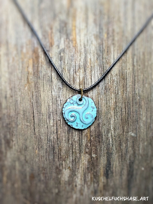 Anhänger 0005 - Triskele - hellblau