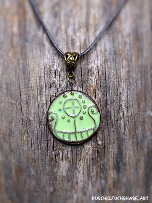 Anhänger 0023 - Nordwind - hellgrün