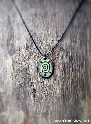 Anhänger 0043 - Schildkröte - hellgrün