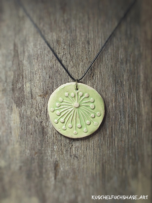 Anhänger 0047 - Laukr/Pflanze des Lebens - hellgrün