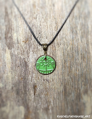 Anhänger 0050 - Nordwind - mattgrün